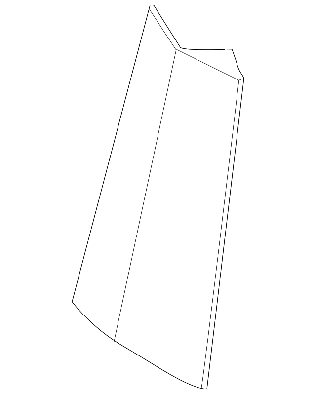 LR061128 Деталь PILLAR MOLDING, RIGHT