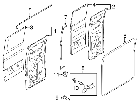 Transit-150 DOOR & COMPONENTS 5