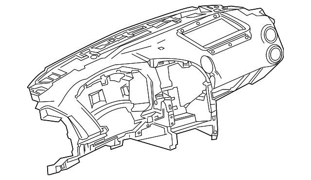 25787657 Деталь INSTRUMENT PANEL