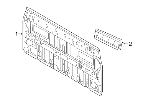 BODY/BACK PANEL for 2016 Toyota Tacoma #1