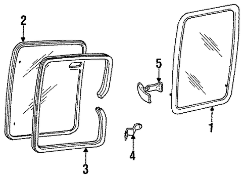 Ranger SIDE GLASS