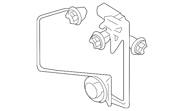 8A8Z-13410-A SOCKET & WIRE, LEFT