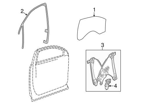 REAR DOOR Parts for 2012 Chevrolet Equinox #1