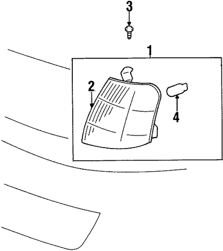 ELECTRICAL/PARK LAMPS for 1997 Toyota Avalon #1