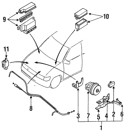 Electrical Components for 1989 Mazda MPV #0
