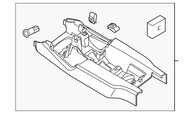 970-553-417-01-N12 Деталь CENTER CONSOLE