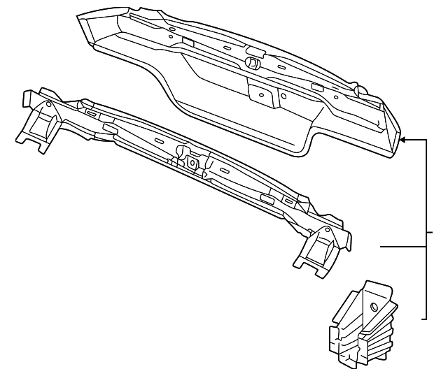 5412069 Деталь REAR BODY PANEL