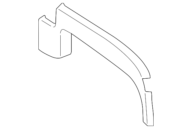CK4Z-61424B36-AD Деталь UPPER MOLDING, LEFT