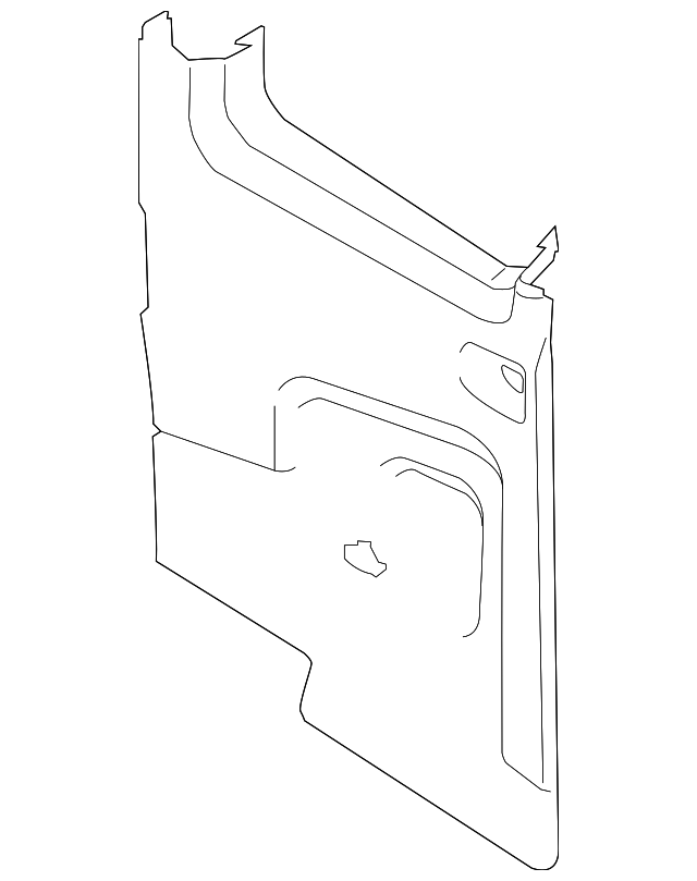 CK4Z-6145221-AC Деталь LOWER TRIM PANEL, LEFT