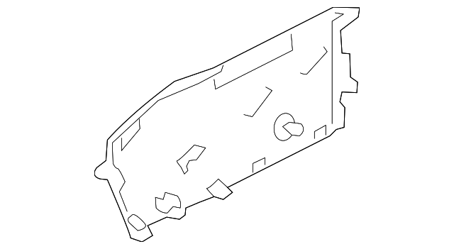 39831455 REAR TRIM, LEFT