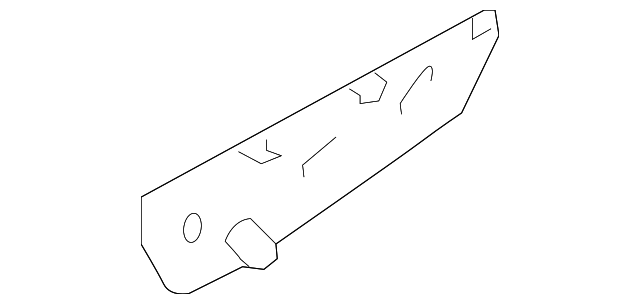 39827400 LOWER TRIM, RIGHT