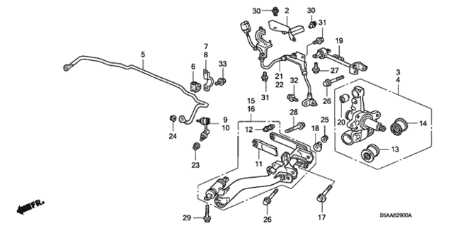 Rear Lower Arm for 2004 Honda Civic #1