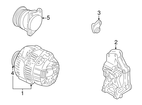 Alternator for 2002 Mazda Millenia #0