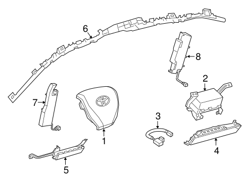 ELECTRICAL/AIR BAG COMPONENTS for 2016 Toyota Camry #2