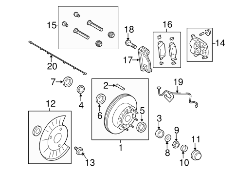 Brakes/Brake Components for 2011 Ford F-250 Super Duty #1