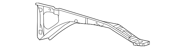 XW4Z-16060-AA Деталь LOWER REINF, RIGHT