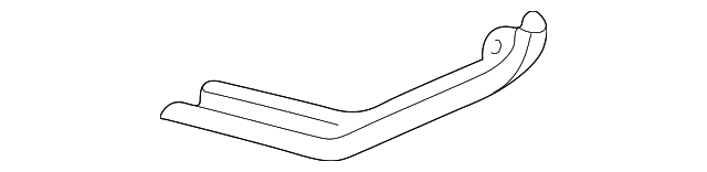XW4Z-5410476-AA Деталь INNER RAIL REAR EXTN, LEFT