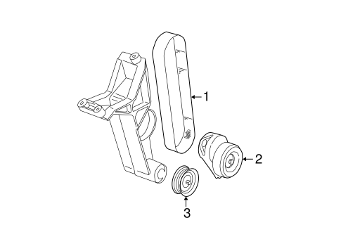 Maintenance & Lubrication/Belts & Pulleys for 2001 Ford Explorer #1