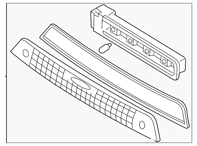 5S4Z-13A613-BB Деталь HIGH MOUNT LAMP