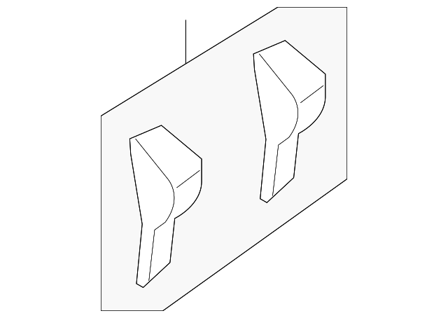 5E6Z-17D942-AA Деталь BUMPER COVER BRACKET, RIGHT