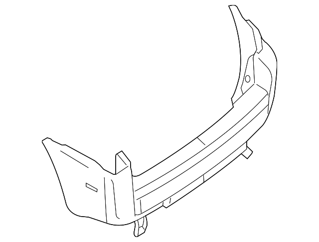 5E6Z-17K835-ABPTM Деталь BUMPER COVER