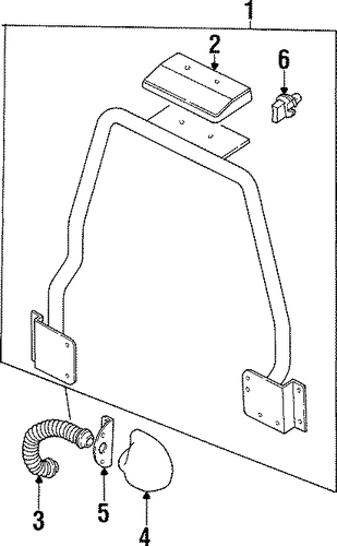 Defender 90 HIGH MOUNTED STOP LAMP 2