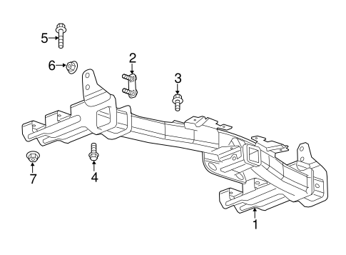 Trailer Hitch Components for 2018 GMC Sierra 1500 #2
