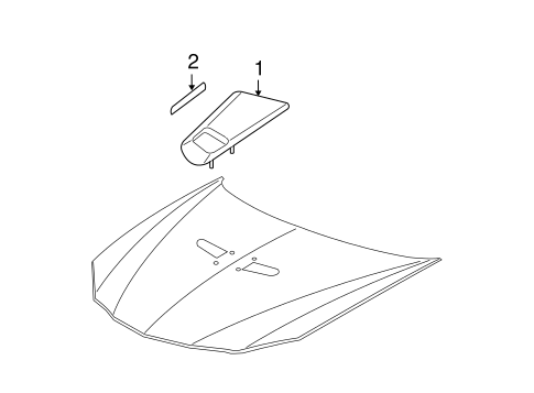Grand Prix EXTERIOR TRIM - HOOD