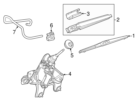 ELECTRICAL/WIPERS for 2014 Toyota Highlander #2