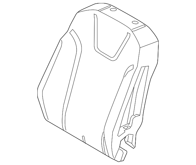 DM5Z-5864810-G Деталь SEAT BACK PAD, RIGHT