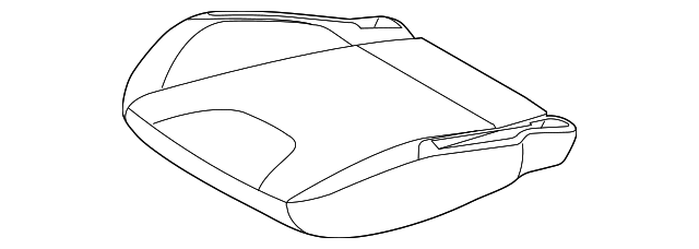 CV6Z-5862900-CB Деталь CUSHION COVER, RIGHT