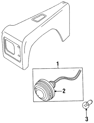 Defender 90 BULBS - CHASSIS