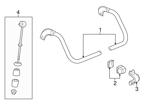 9-5 STABILIZER BAR & COMPONENTS 2