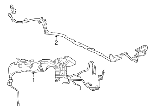 ELECTRICAL/WIRING HARNESS for 2015 Toyota Camry #1