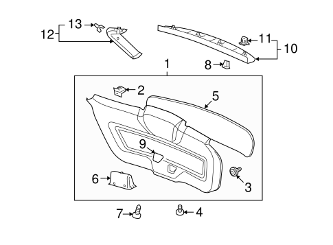 Vue INTERIOR TRIM