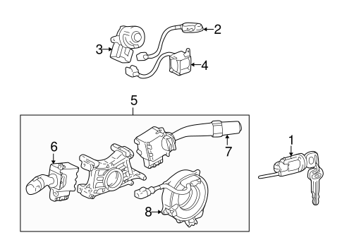 ELECTRICAL/SWITCHES for 1998 Toyota Corolla #3