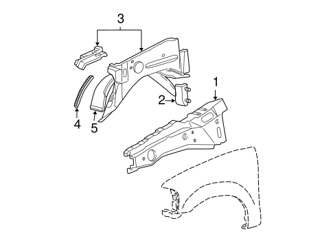 Structural Components & Rails for 2004 Ford Expedition #0