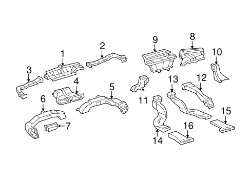 BODY/DUCTS for 2009 Toyota Camry #1