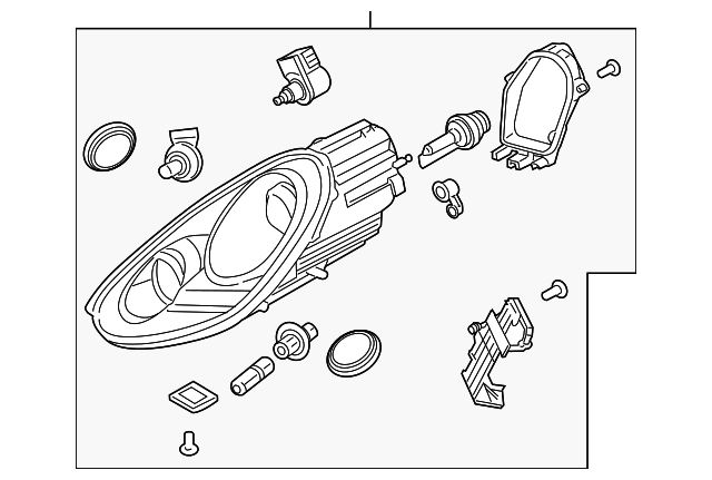 987-631-169-70 Деталь HEADLAMP ASSY, LEFT
