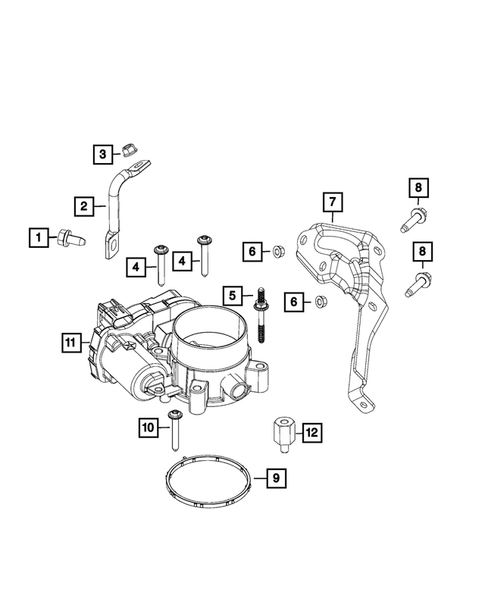 Throttle Body for 2015 Jeep Renegade #1