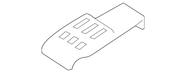 T2R6164LMF Деталь SWITCH BEZEL, RIGHT
