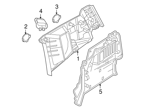 Renegade INTERIOR TRIM - QUARTER PANELS