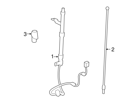 ELECTRICAL/ANTENNA & RADIO for 2012 Toyota FJ Cruiser #2