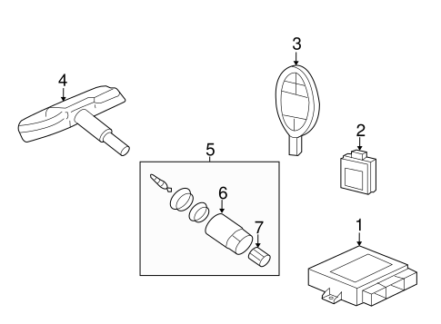 F-Type TIRE PRESSURE MONITOR COMPONENTS