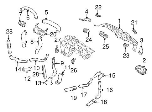 XC70 DUCTS