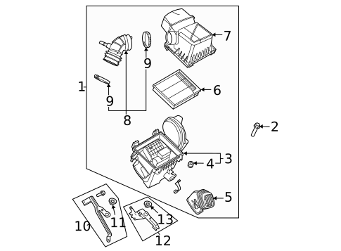 Air Intake for 2021 Ford Escape #0