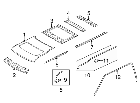 LR4 ROOF & COMPONENTS