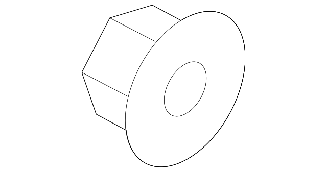 C2C1641 Деталь LAMP ASSY NUT, LEFT