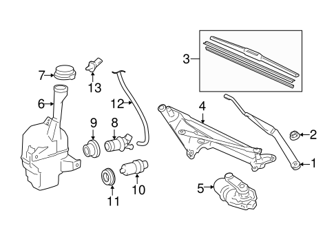 ELECTRICAL/WIPERS for 2007 Toyota Camry #2