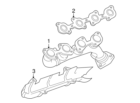 EXHAUST SYSTEM/EXHAUST MANIFOLD for 2001 Toyota Sequoia #1